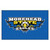 5' x 8' Blue and White Contemporary NCAA Morehead State University Eagles Outdoor Area Rug - IMAGE 1