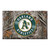 Green and Gray MLB Oakland Athletics Shoe Scraper Doormat 19" x 30" - IMAGE 1