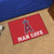 19" x 30" Red and White Contemporary MLB Los Angeles Angels Rectangular Mat - IMAGE 2