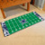 30" x 72" Green NFL Dallas Cowboys Football Field Runner Mat Area Rug - IMAGE 2