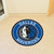 27" Blue and White NBA Dallas Mavericks Rounded Door Mat - IMAGE 2