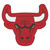 36" x 32.6" Red and White NBA Chicago Bulls Mascot Door Mat - IMAGE 1