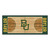 30" x 72" Green and Brown NCAA Baylor Bears Basketball Court Mat Area Rug Runner - IMAGE 1