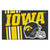 19" x 30" Yellow and Black NCAA Hawkeyes Starter Mat Rectangular Area Rug - IMAGE 1