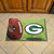 19" x 30" Brown and Green NFL Green Bay Packers Shoe Scraper Door Mat - IMAGE 2