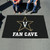 59.5" x 94.5" Black and Beige NCAA Vanderbilt University Commodores Outdoor Tailgater Area Rug - IMAGE 2