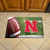 Red and Green NCAA University of Nebraska Cornhuskers Shoe Scraper Doormat 19" x 30" - IMAGE 2