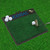 20" x 17" Green and Black NCAA University of Kansas Jayhawks Golf Hitting Mat - IMAGE 2