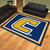 8' x 10' Blue and Yellow Contemporary NCAA Mocs Rectangular Area Rug - IMAGE 2