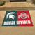 33.75" x 42.5" Multi-colored NCAA House Divided Michigan State and Ohio Mat Area Rug - IMAGE 2