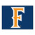 59.5" x 71" Blue and Orange NCAA Cal State Fullerton Titans Tailgater Mat Outdoor Area Rug - IMAGE 1