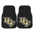 Set of 2 Black and Gold NCAA University of Central Florida Knights Front Carpet Car Mats 17" x 27" - IMAGE 1
