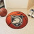27" Orange and Beige Contemporary U.S. Military Academy Basketball Round Mat - IMAGE 2