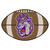 20.5" x 32.5" Brown and Purple NCAA James Madison University Dukes Football Mat Area Rug - IMAGE 1