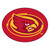 40" x 30" Red and Yellow NCAA Iowa State University Cyclones Mascot Logo Shaped Door Mat - IMAGE 1