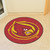 40" x 30" Red and Yellow NCAA Iowa State University Cyclones Mascot Logo Shaped Door Mat - IMAGE 2