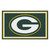 3.6' x 5.9' Green and White NFL Green Bay Packers Ultra Plush Rectangular Area Rug - IMAGE 1