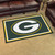 3.6' x 5.9' Green and White NFL Green Bay Packers Ultra Plush Rectangular Area Rug - IMAGE 2