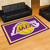 4.9' x 7.3' Purple and Yellow NBA Los Angeles Lakers Plush Area Rug - IMAGE 2