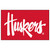 59.5" x 94.5" Red and White NCAA University of Nebraska Ulti-Mat Area Rug - IMAGE 1