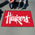 59.5" x 94.5" Red and White NCAA University of Nebraska Ulti-Mat Area Rug - IMAGE 2