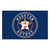 59.5" x 94.5" Blue and White MLB Houston Astros Rectangular Mat - IMAGE 1