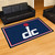 4.9' x 7.3' Blue and White NBA Washington Wizards Rectangular Plush Area Rug - IMAGE 2