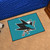 19" x 30" Blue and Black NHL San Jose Sharks Starter Mat Rectangular Area Rug - IMAGE 2