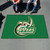 4.75' x 7.75' Green and White NCAA Charlotte Forty Niners Ulti-Mat Rectangular Area Rug - IMAGE 2