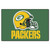 19" x 30" Green and Yellow NFL Green Bay Packers Rectangular Starter Mat - IMAGE 1