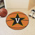27" Orange and Black NCAA Vanderbilt University Commodores Basketball Round Mat - IMAGE 2
