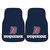 Set of 2 Blue NCAA Duquesne University Dukes Front Carpet Car Mats 17" x 27" - IMAGE 1