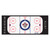 30" x 72" Black and White NHL Winnipeg Jets Rink Non-Skid Mat Area Rug Runner - IMAGE 1