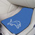 Set of 2 Blue NFL Detroit Lions Front Carpet Car Mats 17" x 27" - IMAGE 2