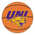 27" Orange and Purple NCAA University of Northern Iowa Panthers Basketball Shaped Door Mat - IMAGE 1