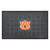 19.5" x 31.25" Black and Orange NCAA Auburn University Tigers Medallion Outdoor Door Mat - IMAGE 1