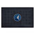 19.5" x 31.25" Blue and Black NBA Minnesota Timberwolves Basketball and Wolf 3-D Team Medallion Doormat - IMAGE 1