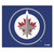 59.5" x 71" Navy Blue NHL Winnipeg Jets Tailgater Mat Rectangular Outdoor Area Rug - IMAGE 1