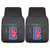 Set of 2 Black NBA Los Angeles Clippers Car Mats 17" x 27" - IMAGE 1