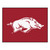 33.75" x 42.5" Red and White NCAA University of Arkansas Razorbacks All Star Rectangular Area Rug - IMAGE 1