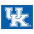 33.75" x 42.5" Blue and White NCAA University of Kentucky Wildcats All Star Rectangular Door Mat - IMAGE 1