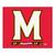 59.5" x 71" Red and White NCAA University of Maryland Terps Tailgater Mat Outdoor Area Rug - IMAGE 1