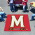 59.5" x 71" Red and White NCAA University of Maryland Terps Tailgater Mat Outdoor Area Rug - IMAGE 2