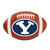 20.5" x 32.5" Brown and Blue NCAA Brigham Young University Cougars Football Mat Area Rug - IMAGE 1