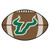 NCAA University of South Florida Bulls Football Shaped Mat Area Rug - IMAGE 1