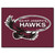 33.75" x 42.5" White and Black NCAA St. Joseph's University Hawks Mat Rectangular Area Rug - IMAGE 1