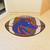 20.5" x 32.5" Blue and Brown NCAA Boise State University Broncos Football Shape Mat - IMAGE 2