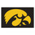 59.5" x 94.5" Black NCAA University of Iowa Hawkeyes Ulti-Mat Rectangular Mat - IMAGE 1