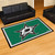 5' x 8' Green Plush Non-Skid Rectangular Area Rug - IMAGE 2