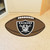 20.5" x 32.5" Brown and Black NFL Oakland Raiders Football Mat - IMAGE 2